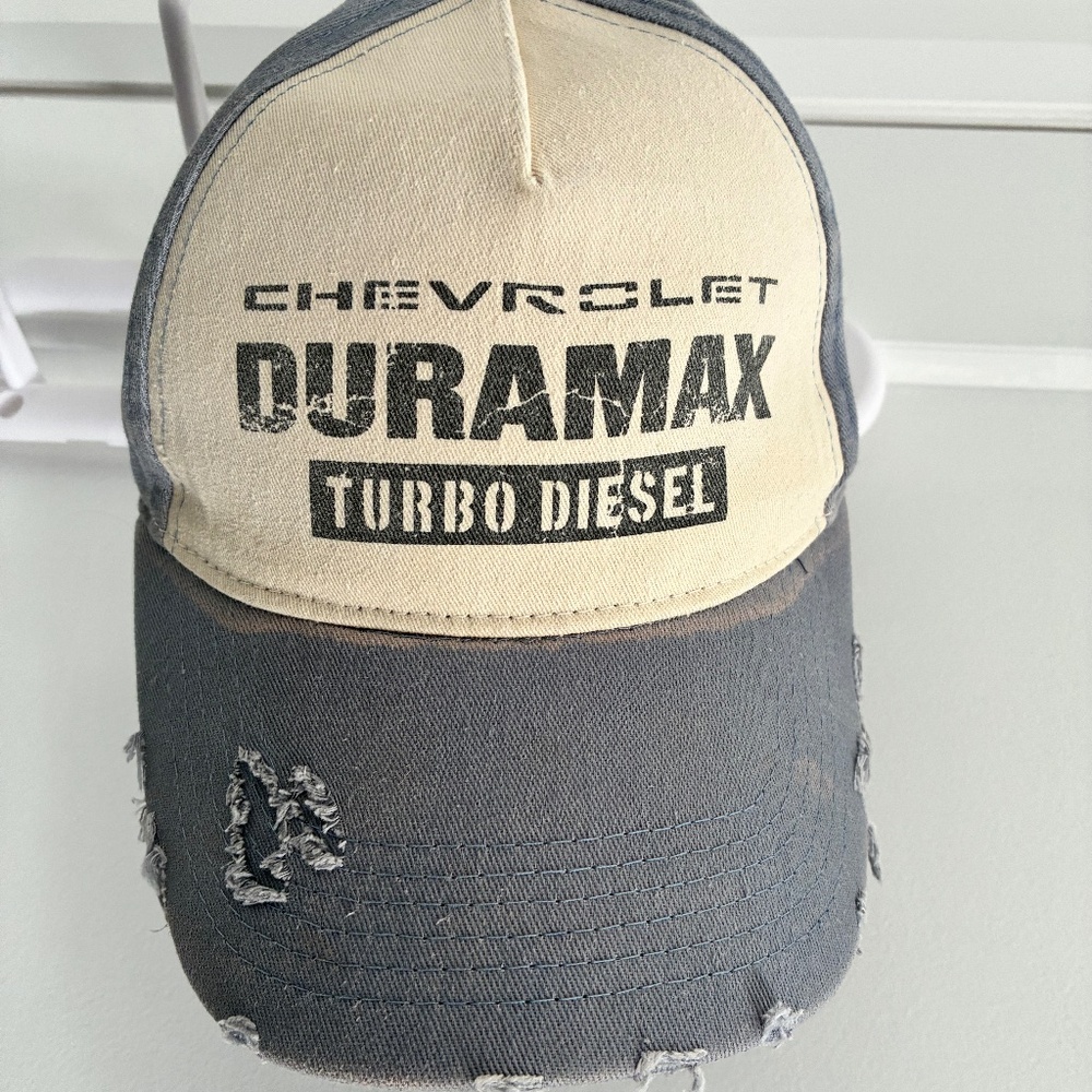 Distressed Chevy Duramax baseball cap
